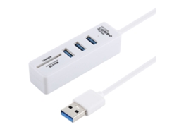 Estação de Acoplamento Usb c com 3 Portas Usb 2.0, Hdmi, Áudio, Leitor de Cartão Sd/tf AQUAFORGE