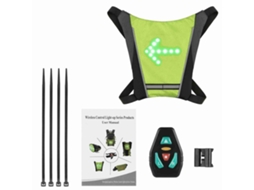 Clip Mali de Mochila com Sinal de Virada Led Recarregável Usb com Controle Remoto para Ciclismo
