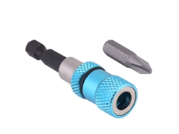 Laxiscreed Chave De Bits Com Estria Hexagonal 1/4" E Ponta Magnética Para Furadeiras