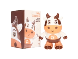 Brinquedo Animal Elétrico Cantor Dançarino Com Luzes Extremidades Flexíveis Música Interativa Em Inglês