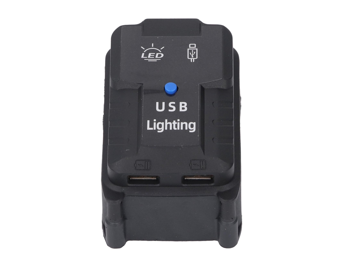 Carregador Usb Laxiscreed Com 2 Portas 5v 2.1a E Luz De Indicação Para Carregamento Rápido
