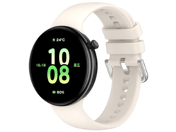 Bracelete Para Honor Watch Fit - Silicone Cor Sólida - Fivela Prateada Starlight