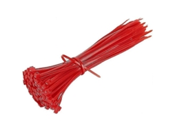 Fasst 100 fechos de cabos de nylon PA 6.6, 100mm x 2.8mm, verde, resistente, -40°C a +85°C, 15kg