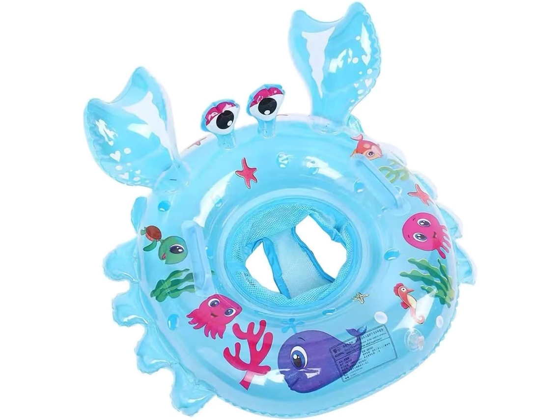 Boias De Piscina Para Bebês E Crianças Pequenas, Boia Inflável, Boia Aquática, Boia Flutuante Para Crianças, Caranguejo Azul Slowmoose