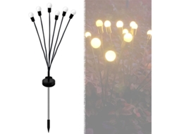 Luzes solares Nova Line de vaga-lumes ao ar livre, decorativas, jardim, pátio, luz quente | S/MARCA