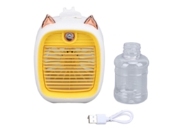 Ventilador Mini Misterizador Usb Recarregável Pequeno Raposo