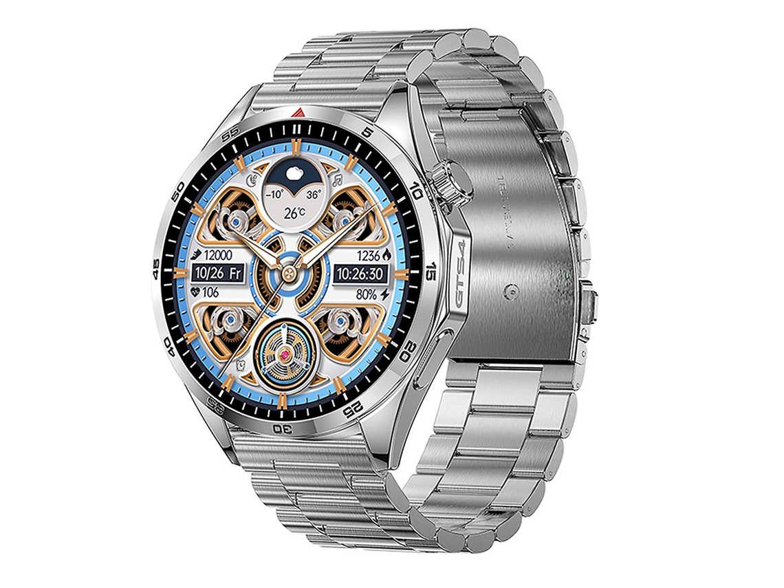 Relógio inteligente Lemfo Gts4/lt09 1,5 polegadas à prova d'água IP67 com pulseira de aço VONKELIOS