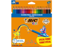 Lápis de Cor Kids Evolution BIC