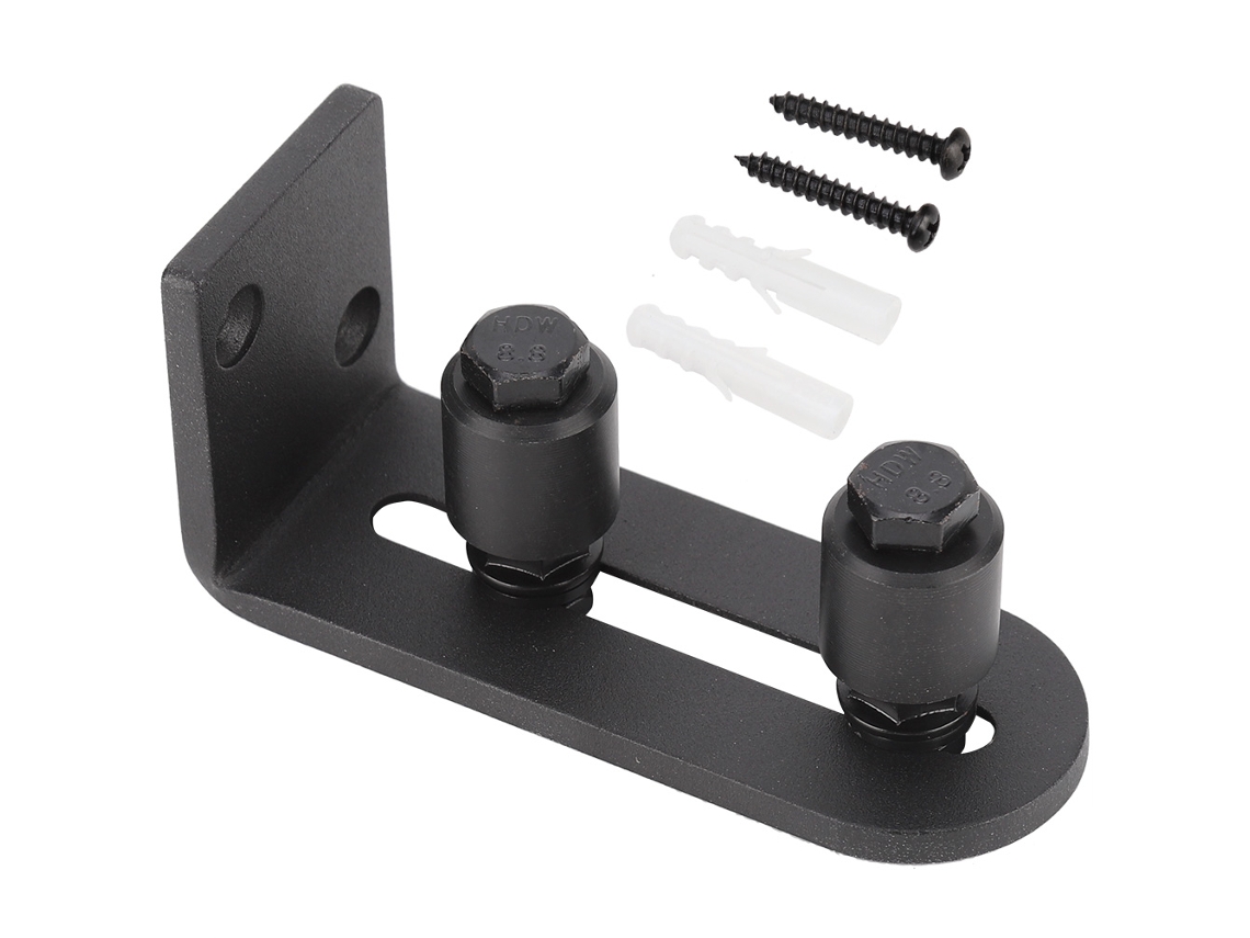 Laxiscreed Batente De Porta De Celeiro Ajustável Em Aço Carbono, Deslizante, Ideal Para Portas De Armazenamento