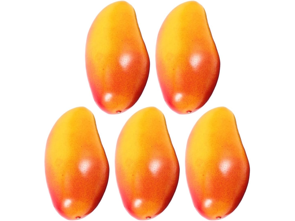 Mangas Artificiais Ultechnovo, Modelos De Frutas Falsas, Conjunto De 5, Laranja, Feitas De Espuma Eva, Cor E E