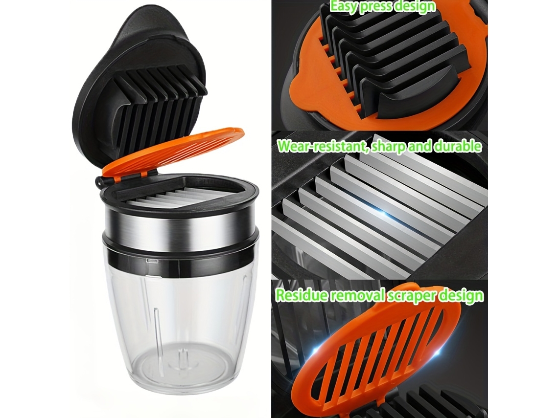 Cortador Multifuncional De Aço Inoxidável Para Frutas E Vegetais, Ideal Para Saladas E Smoothies