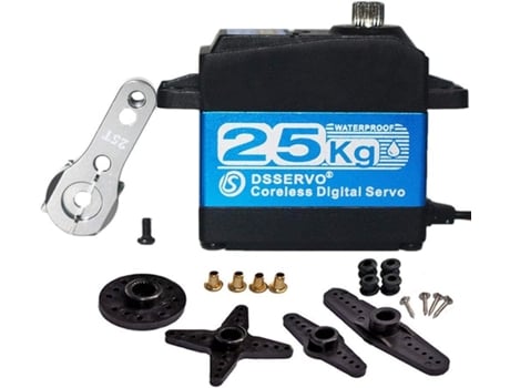 Peça para Telecomandados YUNIQUE GREEN-CLEAN-POWER Ds3225Pro 7.4V 25Kg Digital Coreless Servomotor com 25T Cams