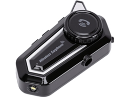 Kimiss Casque De Moto Haut-parleur Bluetooth, Double Écouteurs Antibruit Com Bluetooth 5.0 Edr, Ip67, 30 A 40