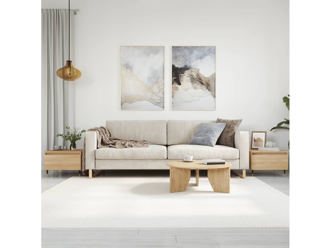 Vidaxl Mesas De Centro 2 Pcs 50x46x35cm Deriv. Madeira Carvalho Sonoma
