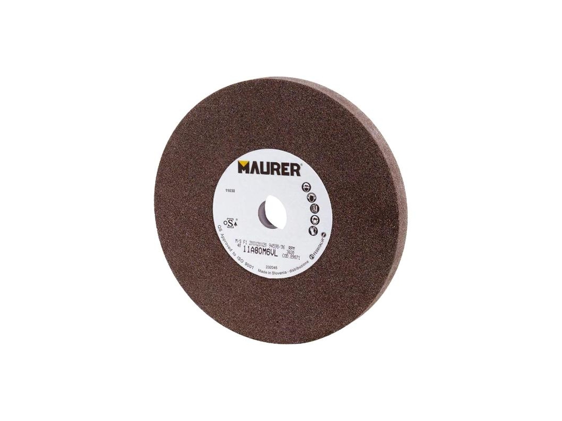 Rebolo MAURER Corindo 125X15X16 mm Grão 36