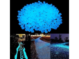 800/300/100 Peças Pedras Luminosas 14mm Resina Não Tóxica Para Decoração De Jardim E Aquário 300 Peças Amarillo