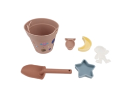 Primerox brinquedos de Neve de Silicone Balde e Pá Seguro Anti água Interação Pais e Filhos Rosa