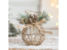 Laxiscreed Bola De Natal De 8cm Em Ferro Com Desenho De Champagne Para Decoração Festiva
