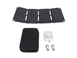 Painel Solar Plegável 40w Carregamento Rápido Usb com Cooler