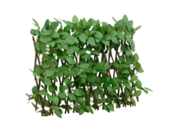 Vidaxl treliça De Hera Artificial Extensível 180x30 Cm Verde