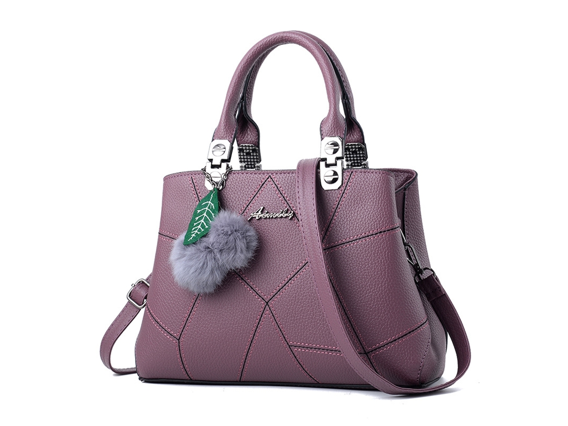 Bolsa de Ombro/transversal/de Mão com Bordado em Fio, Modelo 2026 roxo YUNZII
