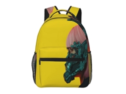 Mochila Cyberpunk Heroes D168 Para Estudantes, Durável E Leve, Impermeável E Com Alça De Ombro Respirável W168