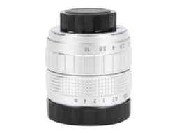 50mm F1.4 C Mount Lens Used With Adapter Ring For Canon Mirrorless Camerasilver LAXISCREED
