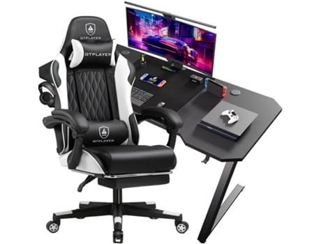 Cadeira Gamer Mesa Gamer Em Z, Ótima Combinação De Relação Qualidade Preço Gtplayer