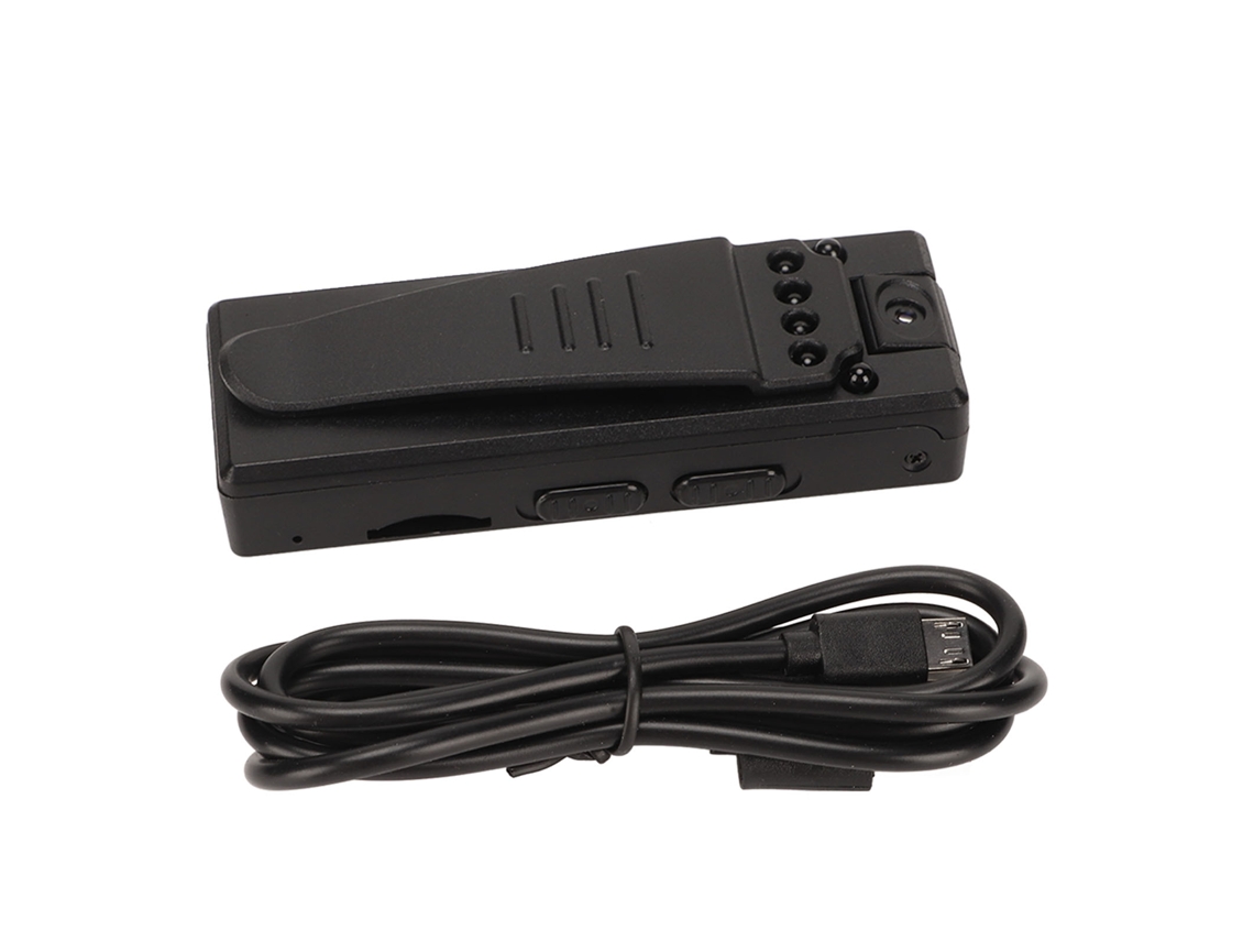 Câmera Corporal Mini 1080p Mali com Detecção de Movimento
