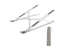 Raum-suporte Para Notebook X3 Prata Portátil Plegável Apoio Para Laptops De 11‑15.6 Polegadas