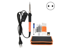 Juego De 20 Piezas De Soldador Eléctrico Con Temperatura Ajustable Y Interruptor, Herramientas De Soldadura, Enchufe Eu Ac220v