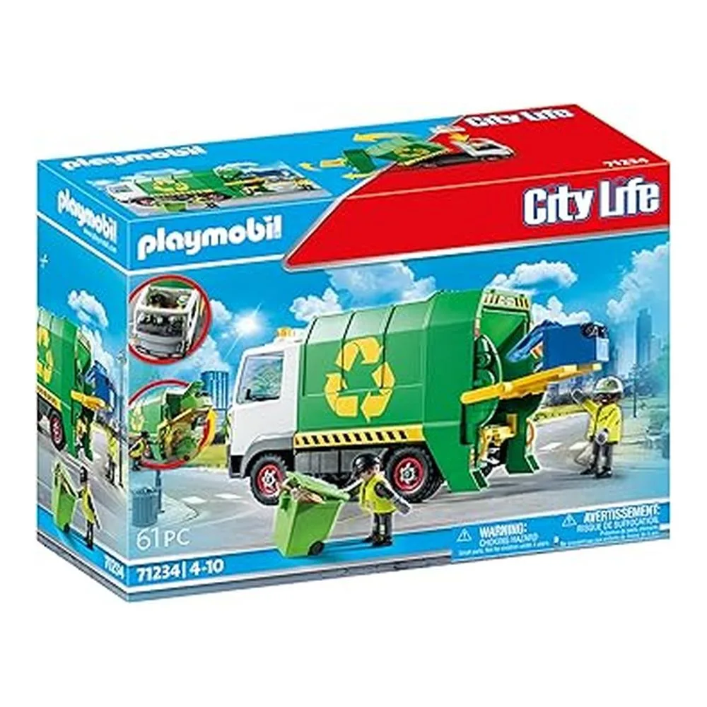 Caminhão de Reciclagem Playmobil 71234 P25playmobil