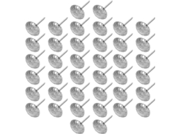 200 Tachinhas Decorativas com Desenho de Margarida em Ferro Forjado para Paredes e Uso Escolar com Superfície Lisa Manuseio