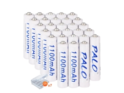 Bateria Recarregável Aaa, Capacidade De 1100mah, Tecnologia Ni Mh,28pcs,1.2v Oem
