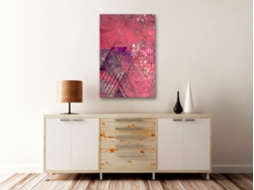 Quadro ARTGEIST Crimson Abstraction (1 Part) Vertical (60x90)