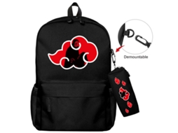 Naruto Mochila KOHREE Estudante Conjunto de Três Peças