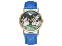 Reloj De Pulsera Para Mujer Estudiante De Moda Zhoulianfa Con Movimiento De Cuarzo Azul