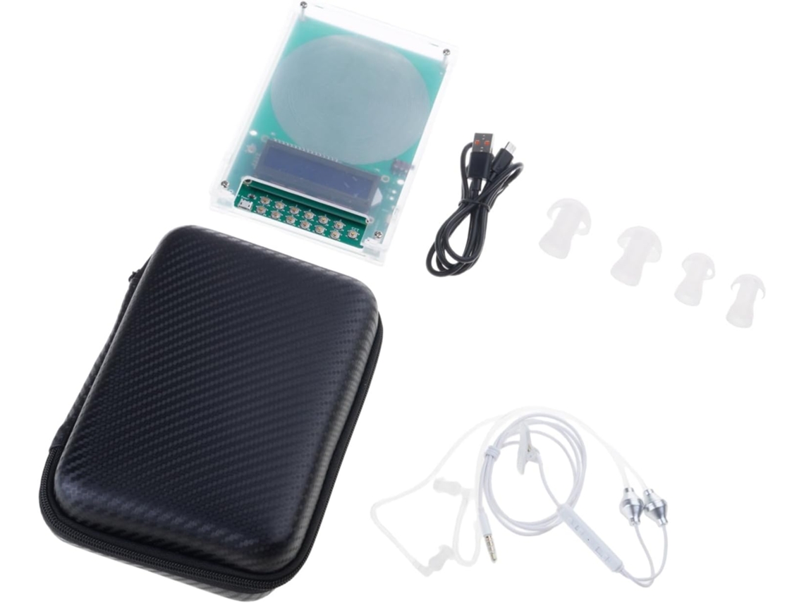 Conjunto De Fones Ouvido Com Gerador Sinais Schumann, Estojo Portátil