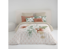 NATURALS Capa de Edredão Estampada para Cama 90 Algodão Extra Macio Inclui 1 Ou 2 Fronhas Jade
