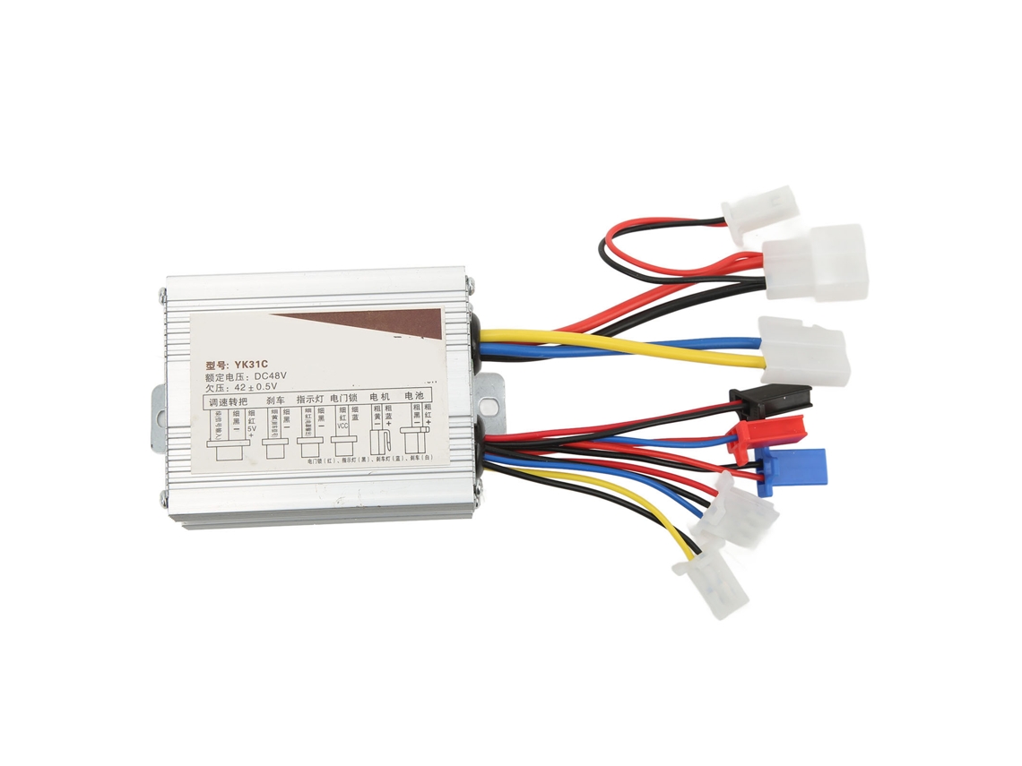 Controlador de Escovas para Bicicleta Elétrica 48v 500w com Proteção S/MARCA