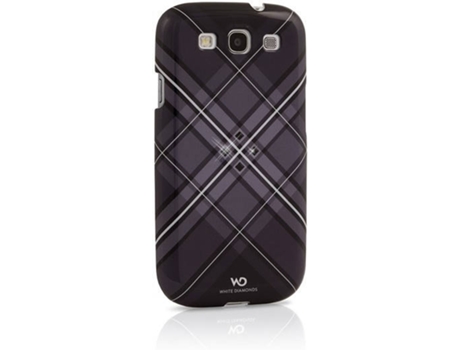 Capa Samsung Galaxy S3 WHITE DIAMONDS Grid Preto
