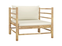 Garden Sofa, Garden Sofas Vidaxl Branco Bambu (n/a)