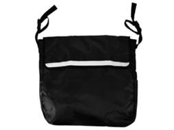 Bolsa Mochila Para Cadeira De Rodas Com Grande Capacidade E Faixa Reflexiva Preta