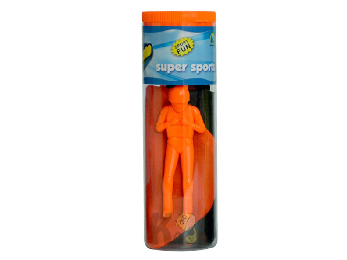 Brinquedo De Paraquedas Para Crianças, Brinquedo Voador Sem Ângulo, Lançar E Ver Pousar, Brinquedo Ao Ar Livre Amarelo