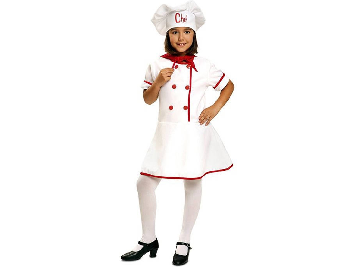 Fato de Menina VIVING Cozinheira (Tam: 5-6 anos)