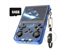 Console de Jogos Portátil Retrô R36xx com 64 Gb, Mais 14.000 e Tela 3,5 Polegadas. GOKOCO