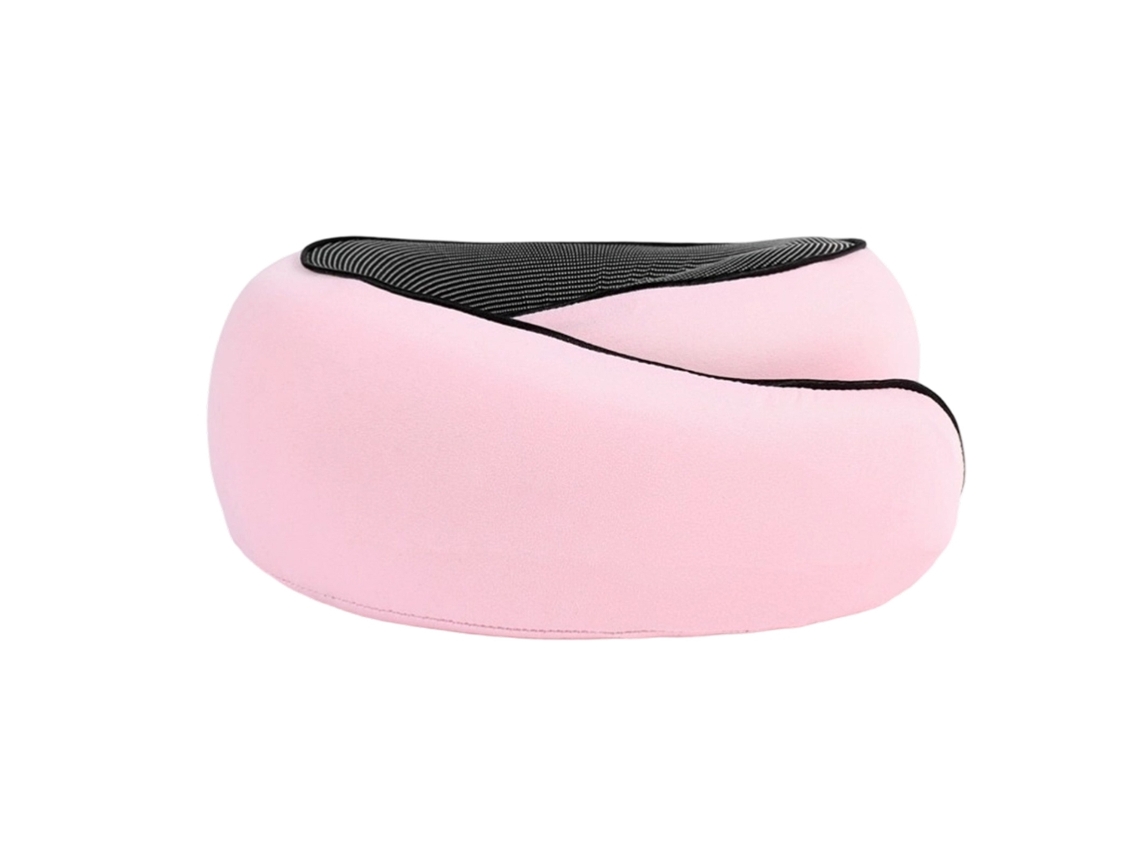 Almofada Cervical BRILVIBERA, em Forma de Meia Lua, Espuma Viscoelástica, Cinza