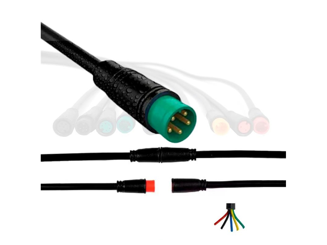 Conector À Prova D'água 8mm 5 Pinos - 5m