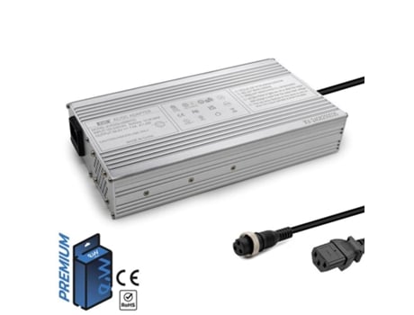 Carregador 52V 7A com conector Gx16 Ewheel (saída de 58,8V)