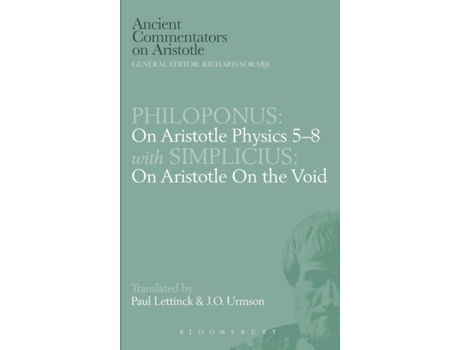 Livro Philoponus: on Aristotle Physics 5-8 with Simplicius (Ancient Commentators on Aristotle) P. Lettinck, J. O. Urmson (Inglês)